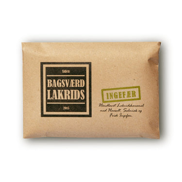 Stor plade Ingefær Lakrids - Bagsværd Lakrids - Gourmet-Butikken